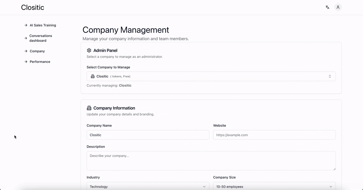 Company & ICP Setup
